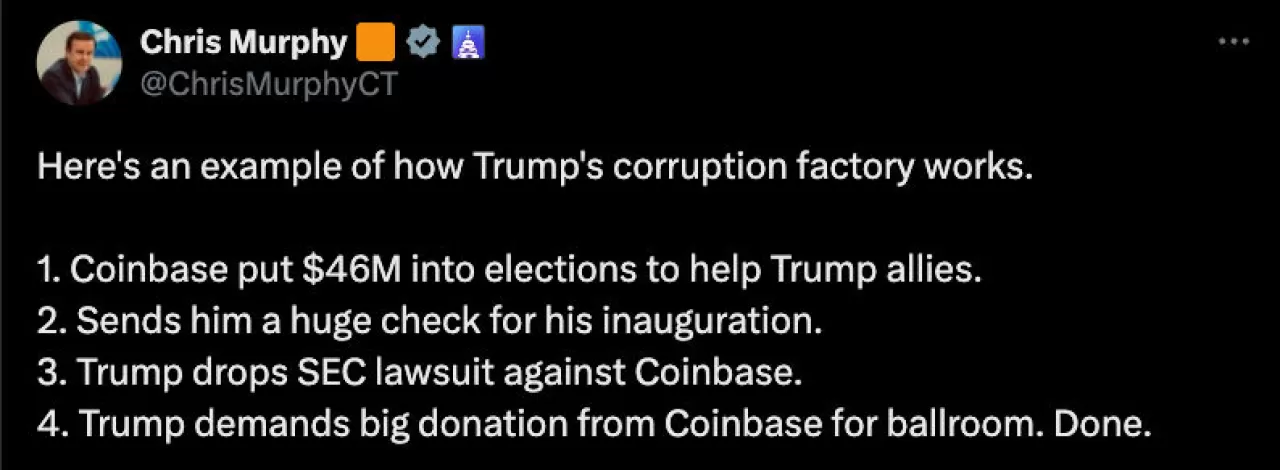 Coinbase, Beyaz Saray Balo Salonu Fonlamasını Savundu: 