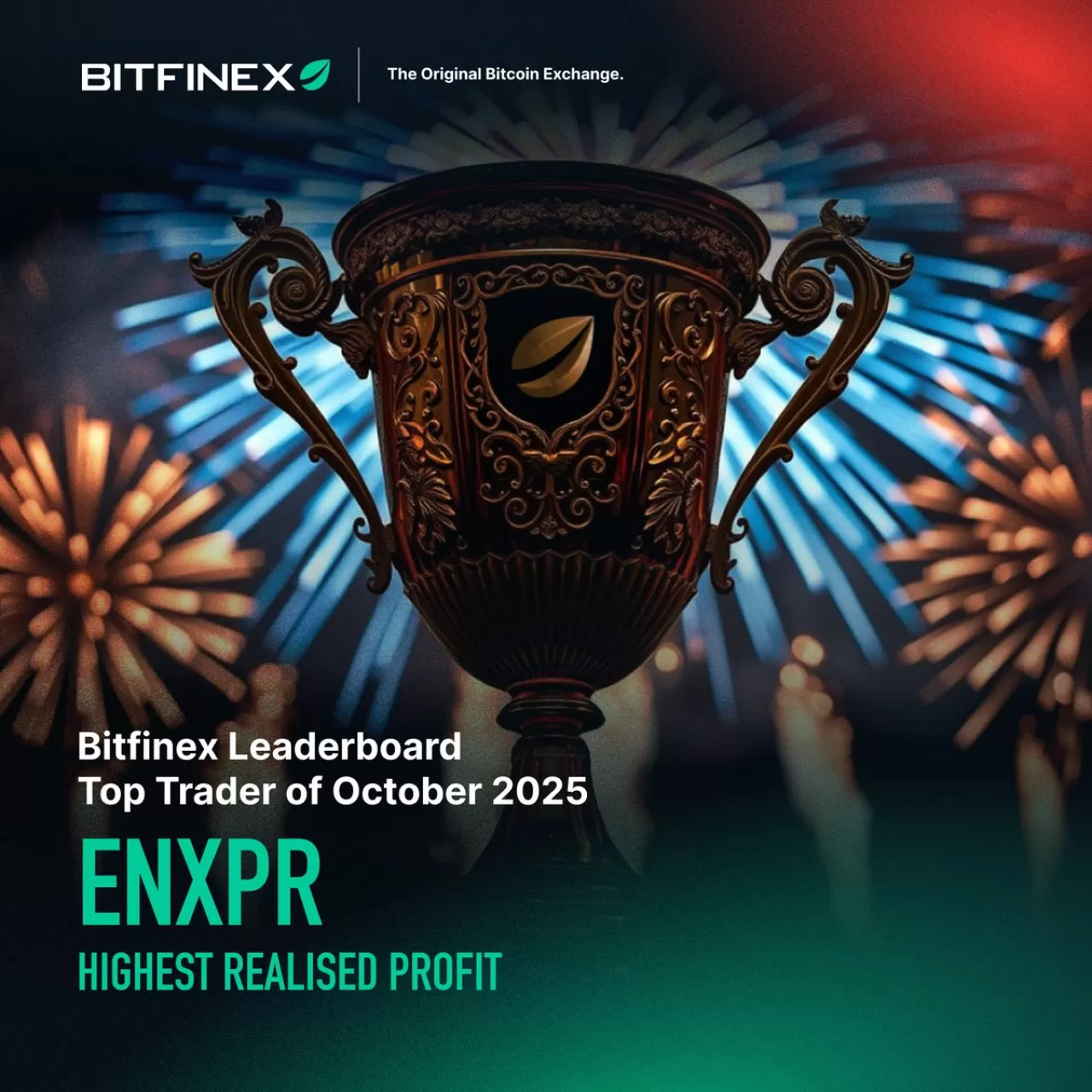 Bitfinex Liderlik Tablosunda ENXPR Ekimi, Ekim Ayında 716 Bin Dolar Kar Elde Etti