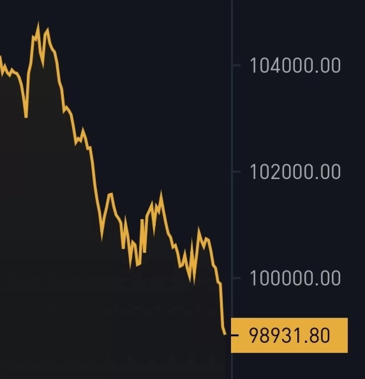 Bitcoin Fiyatı 98.931 Dolara Geriledi