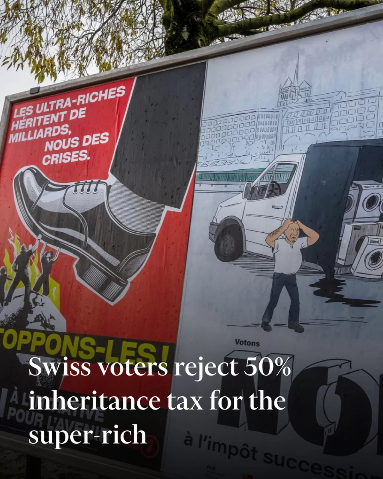 İsviçre'de Süper Zenginlere Miras Vergisi Teklifi Seçmenler Tarafından Reddedildi