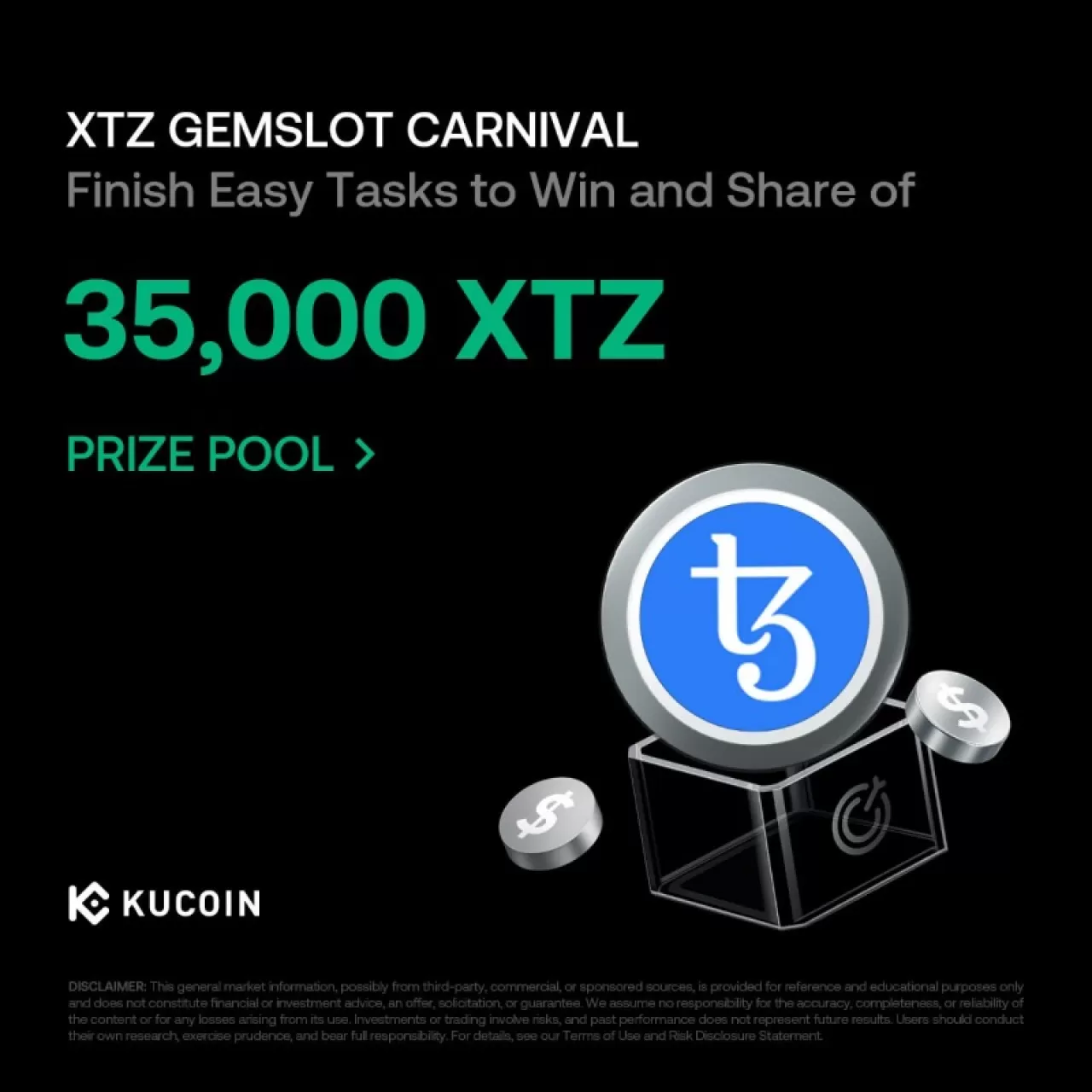 KuCoin, Tezos (XTZ) ile 35.000 XTZ Ödül Havuzlu GemSlot Kampanyasını Başlattı