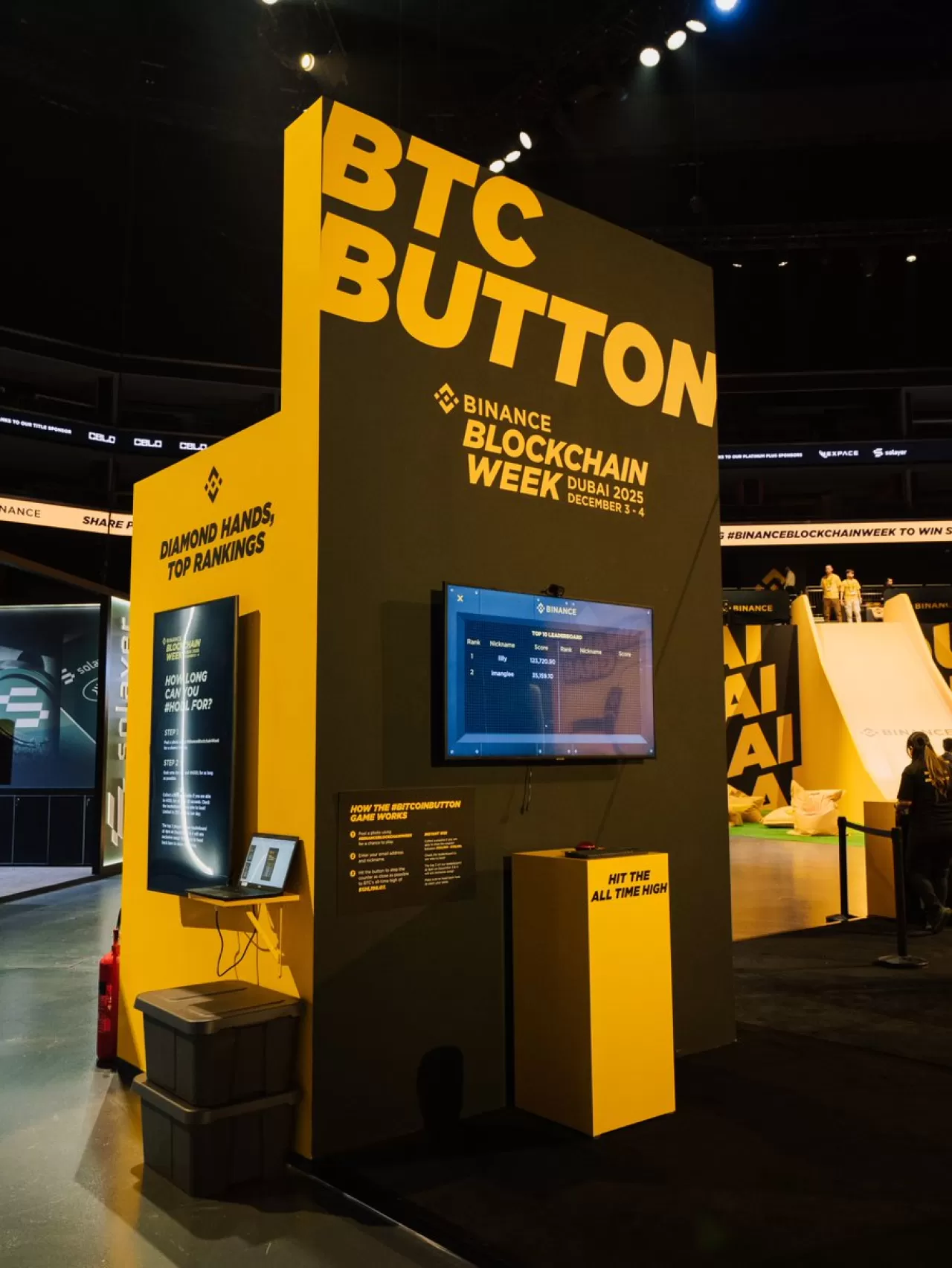 Binance Blockchain Week'ta Bitcoin Oyunu İlgi Gördü