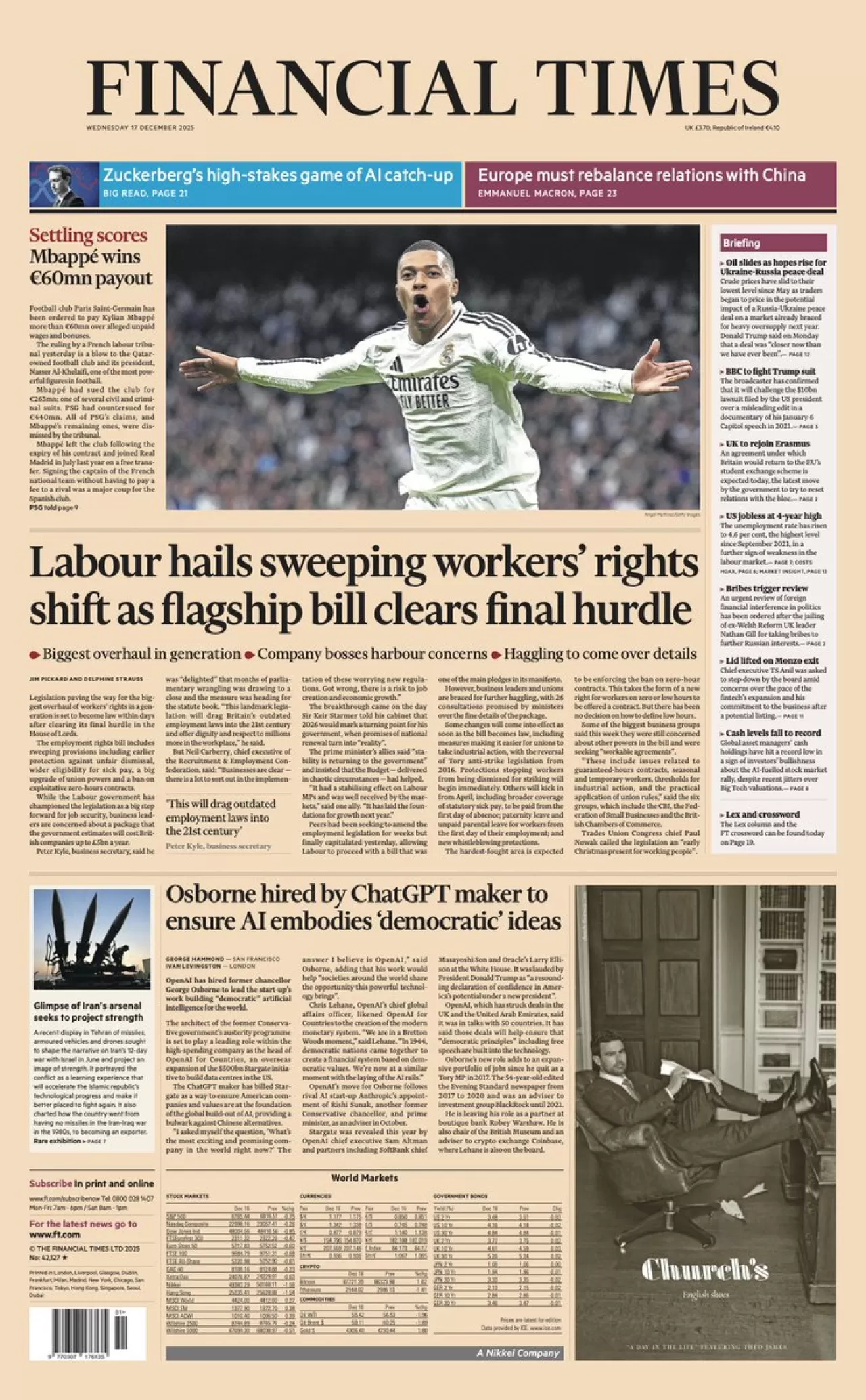 Küresel Piyasalarda Hafta Ortası Gelişmeleri