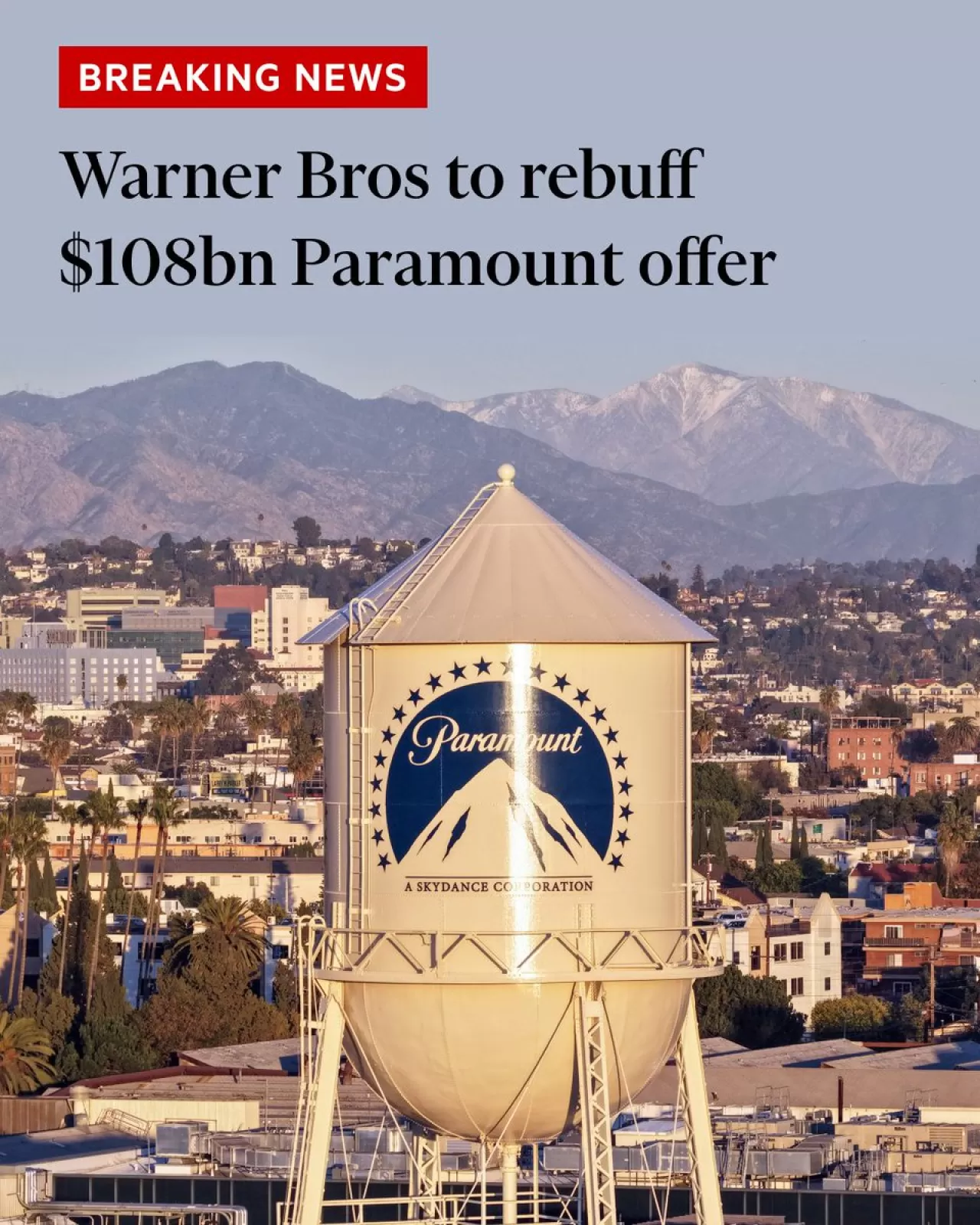 Paramount'ın 108 Milyar Dolarlık Teklifine Warner Bros Discovery'tan Ret Önerisi
