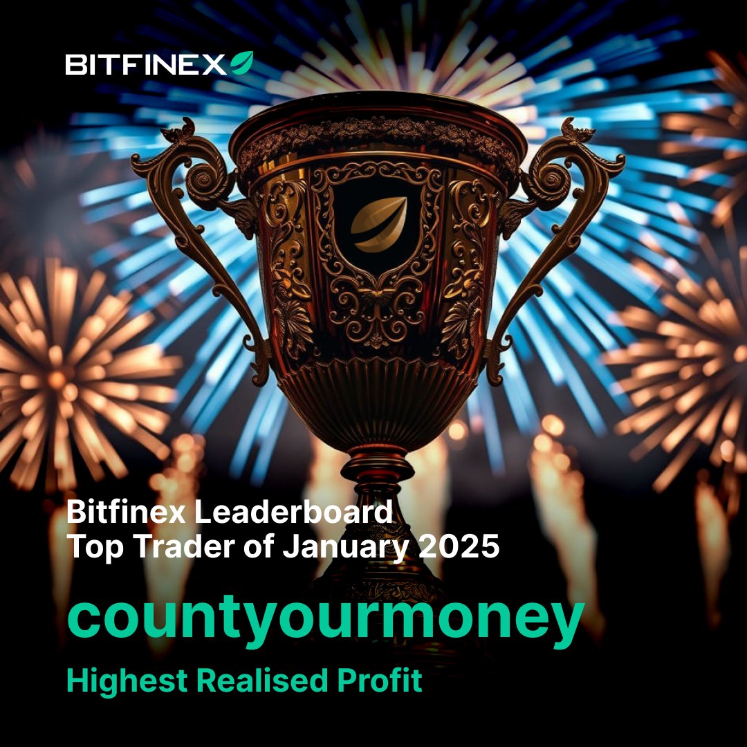 Bitfinex'te 2025'e Güçlü Başlangıç: Ocak Ayının Zirve Yatırımcısı countyourmoney