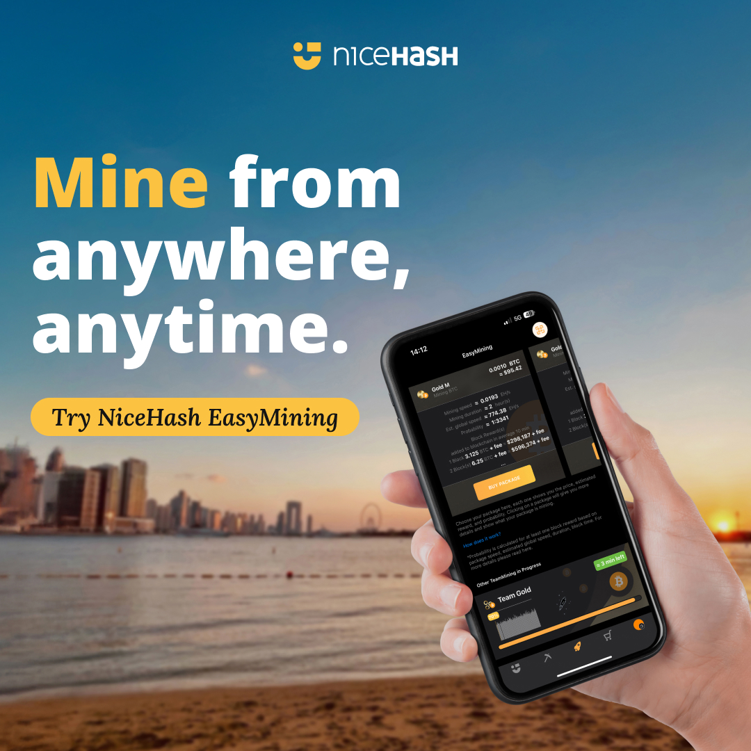 NiceHash EasyMining ile Her Yerden Kripto Para Madenciliği Yapın