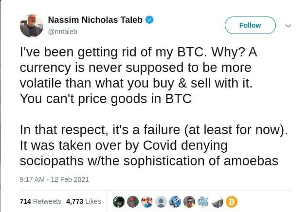 Bitcoin’in Kurumsal Gücü: Nassim Nicholas Taleb ve Bitcoin Eleştirileri