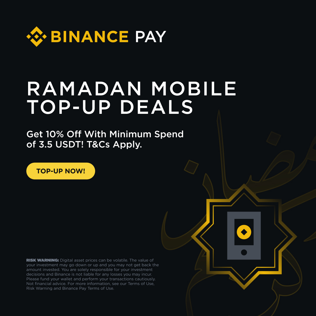 Binance'ten Mobil Doldurma Kampanyası: 3.5 USDT Üzeri Harcamalarda İndirim