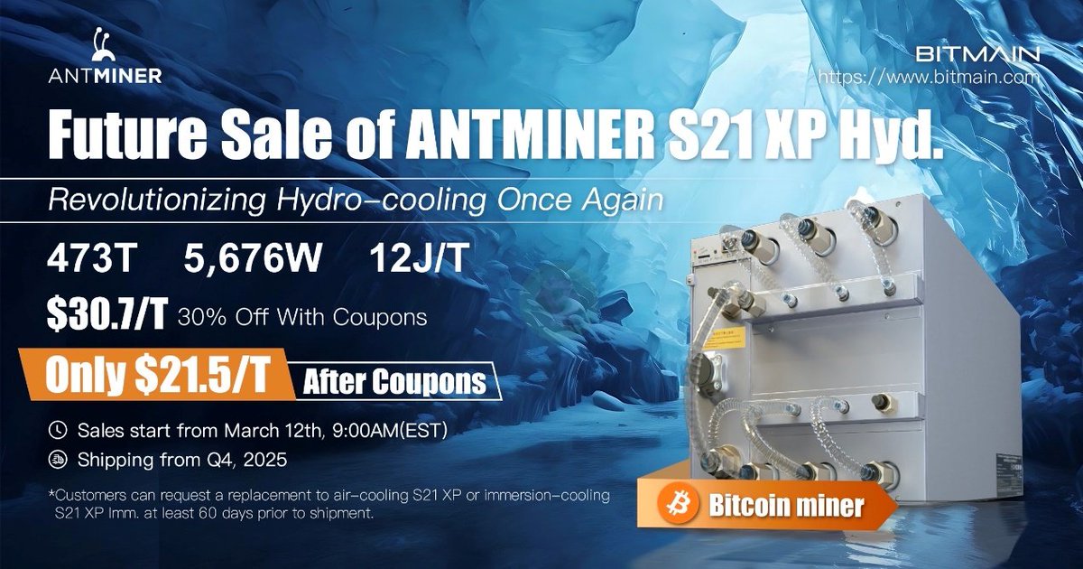 Bitmain, Antminer S21 XP Hyd Modelini Duyurdu