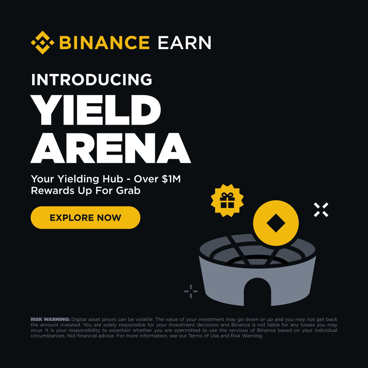 Binance, Getiri Arenası ile Kampanyalarını Çeşitlendiriyor