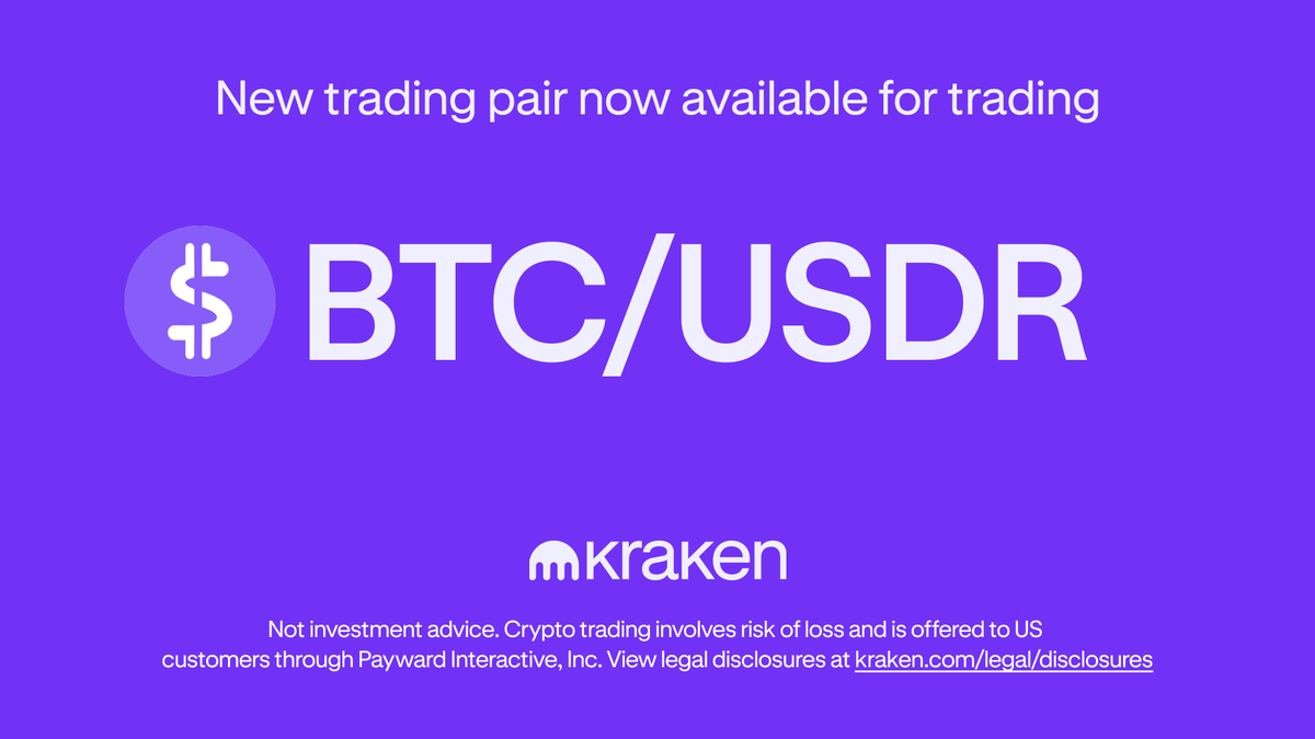 Kraken Borsası'nda Bitcoin ve USDT İşlemleri Başladı