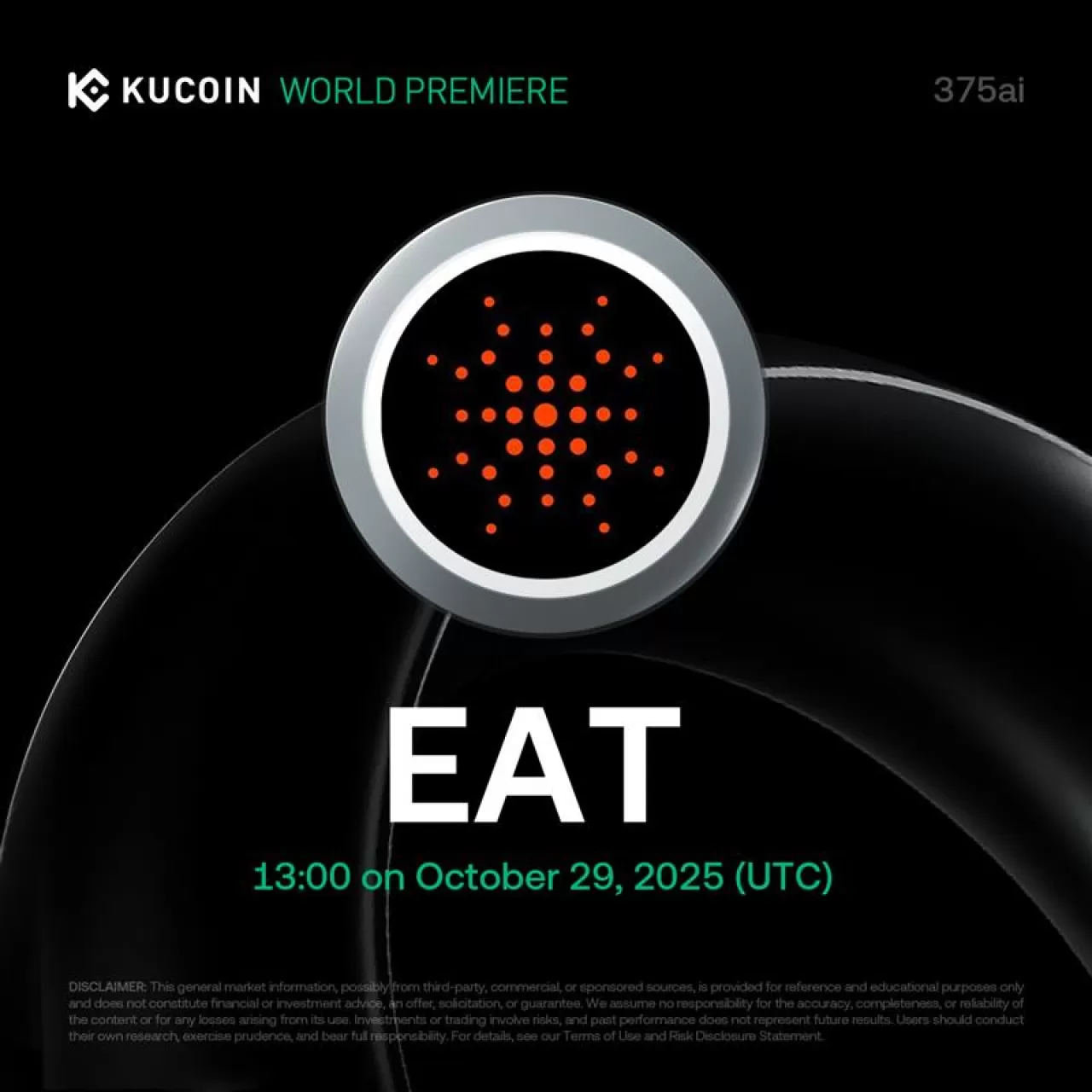 EAT Token, Kucoin'de Dünya Prömiyeri ile Listeleniyor